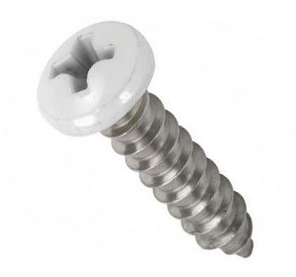 8A150SPP0Z/02WT 8A X 1 1/2 PHIL PAN SMS PT.#02 WHITE  ZN